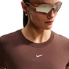Moteriški marškinėliai Nike Sportswear Chill Knit jasny ruda FV5508 259 (M)