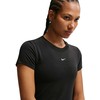 Moterų marškinėliai Nike Sportswear Chill Knit, juodi, FV5508 010