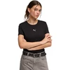 Moteriški marškinėliai Puma Ess Centered Cat Logo Tee juoda 692916 01 (L)
