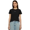 Puma ESS Script Tee moteriški marškinėliai juodi 691760 01