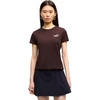 Moteriški marškinėliai Puma ESS Small No.1 Logo Tee(s) ciemnobrązowa 682373 33 (2XL)