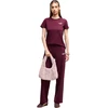 Moteriški marškinėliai Puma ESS Small No.1 Logo Tee(s) bordo spalvos 682373 24 (XL)