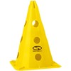 Smj Rinkinys iš 4 treniruočių kūgių - 30 cm geltoni / PT4-13H-Y