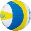 Paplūdimio tinklinio kamuolys Mikasa SBV geltona ir-mėlyna-balta (5)