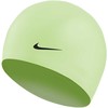 Nike Vientisa silikoninė plaukimo kepuraitė Barely Volt Žalias 93060-740 OS