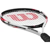 Rakieta do tenisa ziemnego Wilson Fusion XL TNS RKT 2 4 1/4 balta ir-raudona-juoda WR199110U2