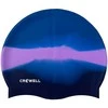Plaukimo kepuraitė silikonowy Crowell Multi Flame mėlyna-violetinė kol.21