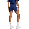 Šortai moterims adidas Essentials 3-Stripes High Waisted Biker mėlyna JE1225 (S)