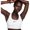 Sportinė liemenėlė Nike Swoosh Medium Support balta DX6821 100 (XS)