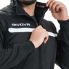 Carruzzo Dres Givova Tuta Givova One juoda-balta TT012 1003 L