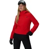 Striukė narciarska damska 4F F1221 raudona 4FWAW26TTJAF1221 62S (2XL)