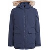 Striukė vyriška adidas Parka Hooded Fur tamsiai mėlyna IK0552 (2XL)