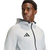 Vyriška adidas Tiro 26 kelioninė striukė nuo vėjo, šviesiai pilka KD3336