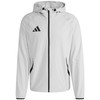 Vyriška adidas Tiro 26 kelioninė striukė nuo vėjo, šviesiai pilka KD3336