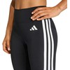 Moteriškos „adidas“ 3/4 ilgio „Optime Essentials“ sportinės tamprės su 3 juostelėmis, juodos spalvos, KE6062