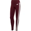 Tamprės moterims adidas Optime Essentials Workout 3-Stripes 7/8 bordo spalvos KT3772 (XL)