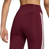 Tamprės moterims adidas Optime Essentials Workout 3-Stripes 7/8 bordo spalvos KT3772 (XL)