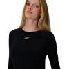 Termo marškinėliai damska 4F F326 tamsiai juoda 4FWAW26USEAF326 20S (XS/S)