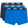Trumpikės vyrams Puma 3 pak tamsiai mėlyna, mėlyna 947130 06 (2XL)