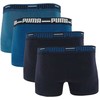 Trumpikės vyrams Puma Brand Elastic 4pak tamsiai mėlyna/mėlyna 938197 02 (L)