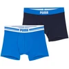 Trumpikės vyrams Puma Everyday Placed Logo 2 pak mėlyna, tamsiai mėlyna 938476 03 (XL)