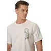 Vyriški marškinėliai 4F M2665 kreminė 4FWSS26TTSHM2665 12S (2XL)