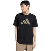 Vyriški marškinėliai adidas Camo Three Bar Logo Graphic juoda KT1686 (2XL)