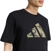 Vyriški marškinėliai adidas Camo Three Bar Logo Graphic juoda KT1686 (2XL)