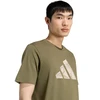 Vyriški marškinėliai adidas Camo Three Bar Logo Graphic KT1685 (M)