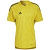 Vyriški marškinėliai adidas Condivo 22 Goalkeeper Jersey Short Sleeve geltona HF0138 (M)