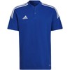 Vyriški marškinėliai adidas Condivo 22 Polo mėlyna HG6307 (S)