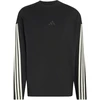 Vyriški marškinėliai adidas Kit 3-Stripes Long Sleeve juoda KF2427 (S)