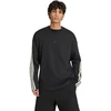 Vyriški marškinėliai adidas Kit 3-Stripes Long Sleeve juoda KF2427 (S)