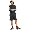 Vyriški marškinėliai adidas Kit 3-Stripes Long Sleeve juoda KF2427 (S)