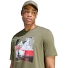Vyriški marškinėliai adidas Memories of Sport Outdoor Graphic khaki KC7098 (L)