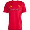 Vyriški marškinėliai adidas Portugalia 26 Away Jersey raudona KH2310 (M)