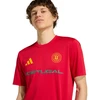 Vyriški marškinėliai adidas Portugalia 26 Away Jersey raudona KH2310 (M)