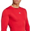 Vyriški marškinėliai adidas Techfit Long Sleeve Tee raudona JP2926 (2XL)