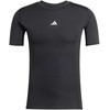 Vyriški marškinėliai adidas Techfit Short Sleeve Tee juoda JP4674 (2XL)