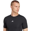 Vyriški marškinėliai adidas Techfit Short Sleeve Tee juoda JP4674 (M)