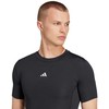 Vyriški marškinėliai adidas Techfit Short Sleeve Tee juoda JP4674 (2XL)