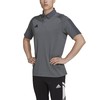 Vyriški marškinėliai adidas Tiro 23 Competition Polo pilka HU1344 (S)