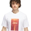 Vyriški marškinėliai adidas Waterfall Graphic balta KH0398 (M)