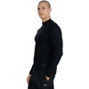 Vyriški marškinėliai longsleeve 4F M417 tamsiai juoda 4FWAW25TFLOM417 20S (L/XL)