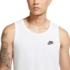 Vyriški marškinėliai Nike Club Tank balta BQ1260 100 (XL)