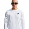 Vyriški marškinėliai Nike Club Tee LS balta AR5193 100 (XL)