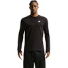 Vyriški marškinėliai Nike Club Tee LS juoda AR5193 010 (S)