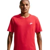 Vyriški marškinėliai Nike Club Tee raudona AR4997 657 (M)