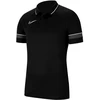 Vyriški marškinėliai Nike DF Academy 21 Polo SS juoda CW6104 014 (L)