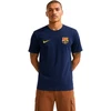 Vyriški marškinėliai Nike FC Barcelona Essential tamsiai mėlyna IM1658 498 (S)